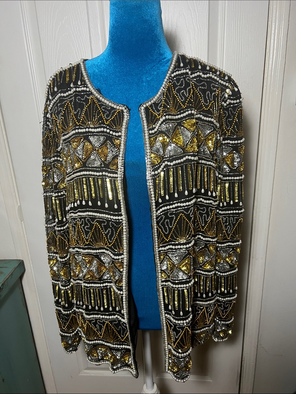 Laurence Kazar Embellished Jacket Women’s M L